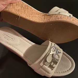 Coach wedge Sandles!